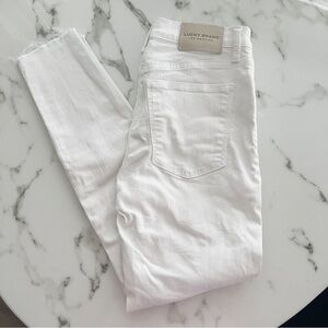 Lucky Brand High-Rise Bridgette Skinny Jeans White Size 6 (28)
